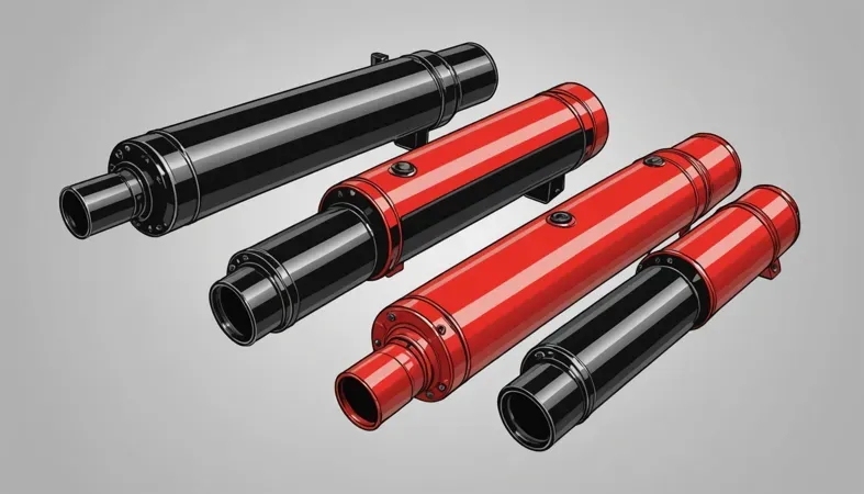 Aftermarket Mufflers Various aftermarket mufflers in red and black for car modifications, ideal for installation without welding.
