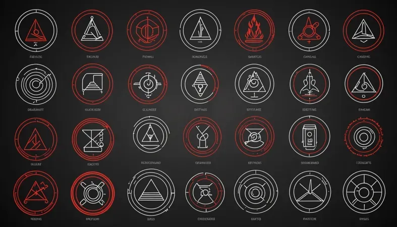 A collection of API symbols related to welding standards, showcasing various designations and their meanings.