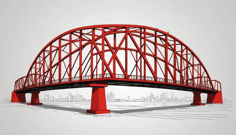 How To Determine Weld Size Illustration of a bridge showcasing structural welds for determining weld size in construction.