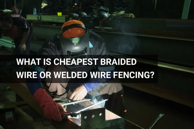 A skilled welder in Jakarta expertly constructs welded wire fencing, emphasizing safety and precision for durable, cost-effective solutions.