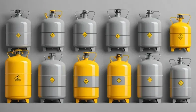 Collection of gas tanks, showcasing various types suitable for JB Weld application.