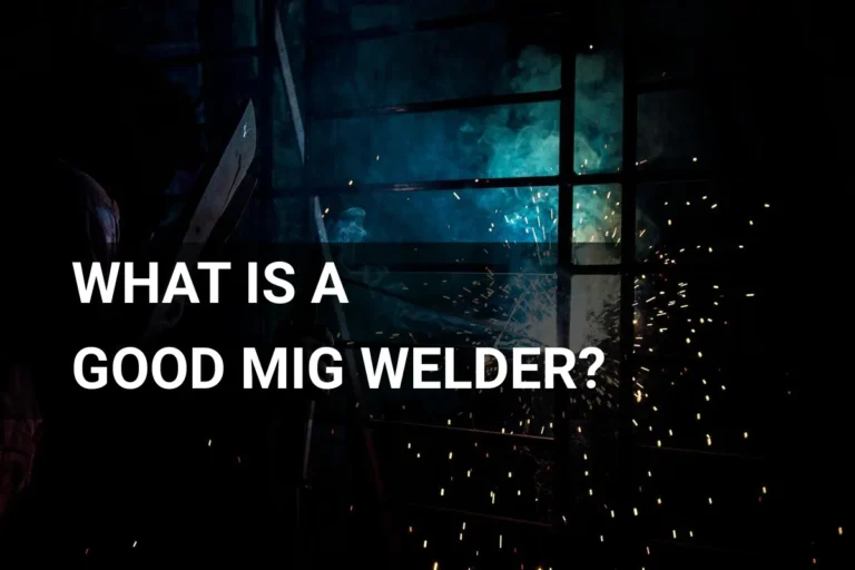 A skilled welder operates a MIG welder in a workshop, creating sparks and producing high-quality metal joints.