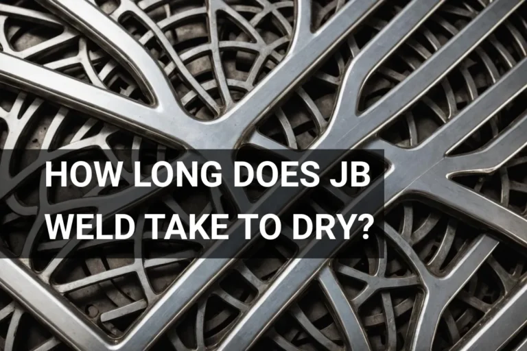 JB Weld drying time: How long does it take to cure?