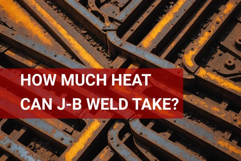 how much heat can J-B Weld withstand for metal repairs?