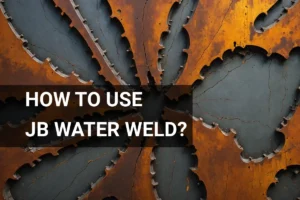 Step-by-step guide on applying J-B Water Weld for metal repairs