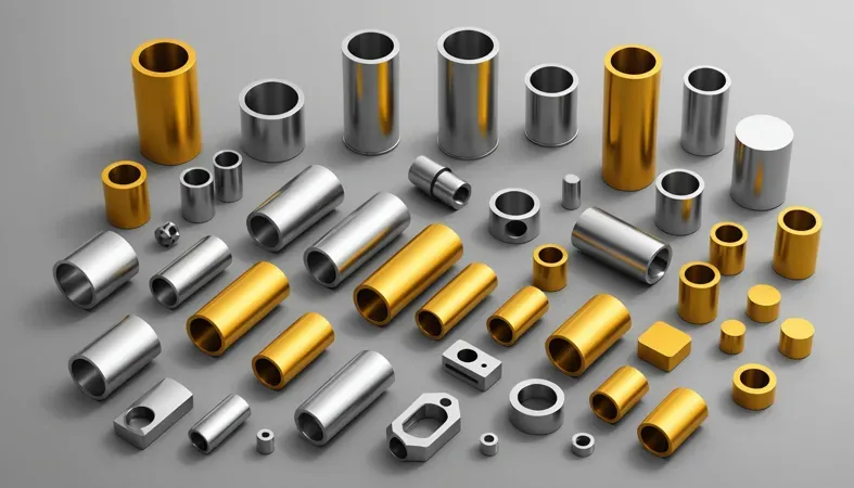 A collection of Inconel welding parts, showcasing various shapes and sizes essential for welding processes.