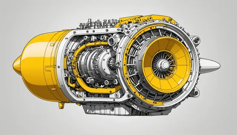 An illustration of a turbine engine, highlighting the use of Inconel materials in welding applications.