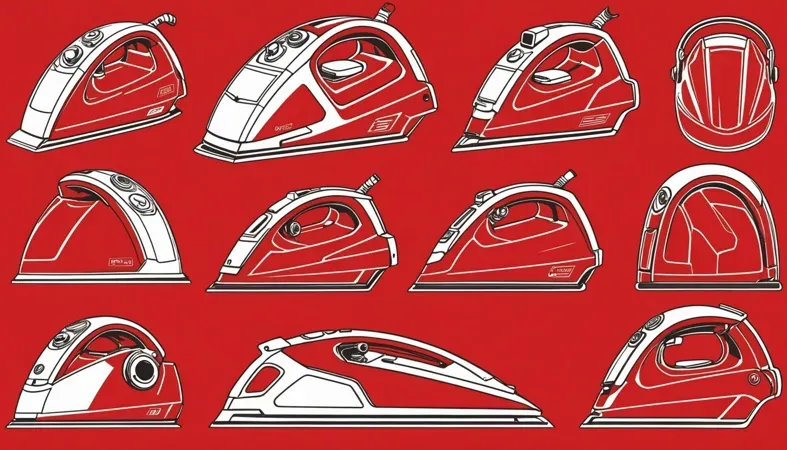 Iron Welding Tools Various types of irons suitable for welding iron together, highlighting their features and design.