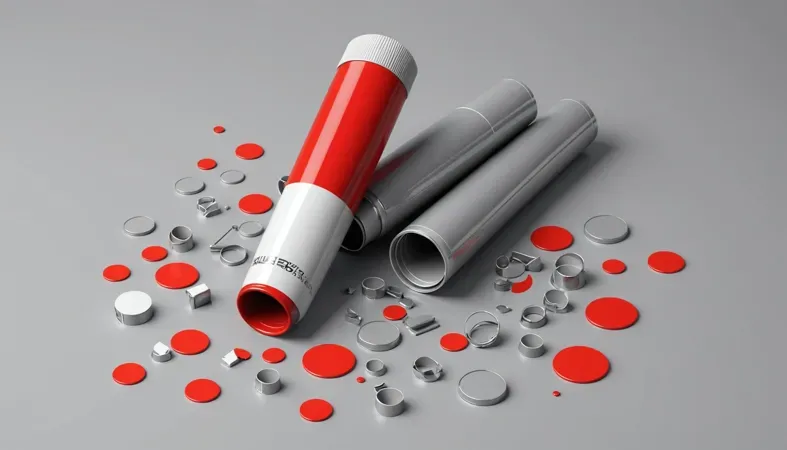 JB Weld Products Image of JB Weld tubes and metal repair pieces, illustrating the versatility of JB Weld for bonding materials.