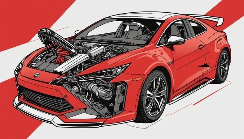 Understanding Pinch Welds Illustration of a car showing the pinch weld area in automotive design, highlighting structural integrity and welding processes.