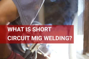 Photo of a Man Performing Short Circuit MIG Welding Technique