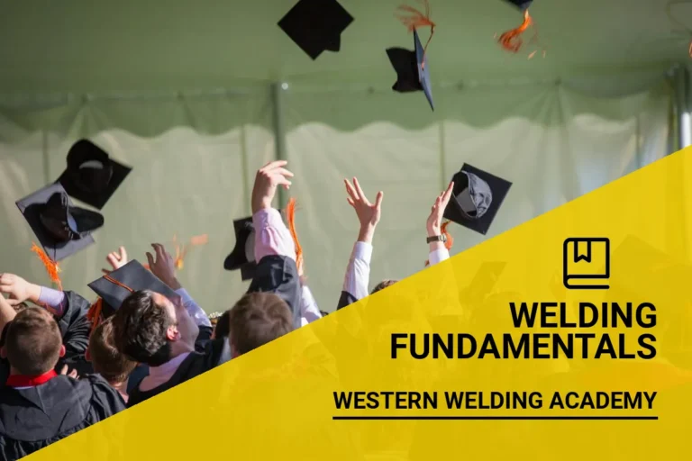 Graduates of Western Welding Academy joyfully celebrating their success in welding training.
