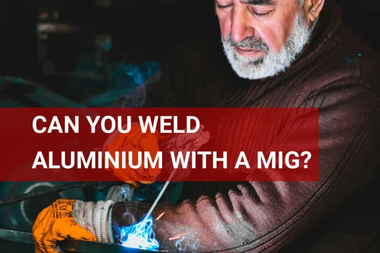 Welder Using MIG Technique to Weld Aluminium