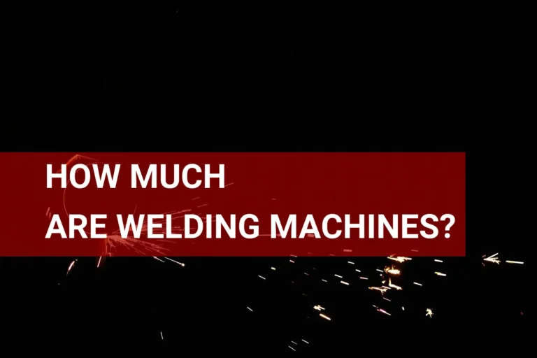 Welding machines for sale with sparks flying from an angle grinder in action.