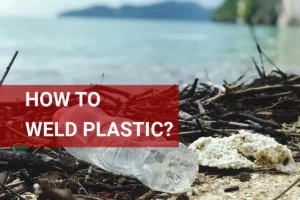 Innovative welding techniques for plastic recycling, transforming discarded bottles on a Malaysian beach into eco-friendly solutions.