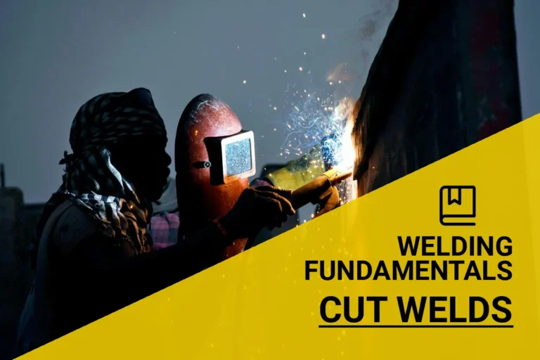 A welder cutting welds outdoors at dusk, surrounded by flying sparks, showcasing metalwork techniques.
