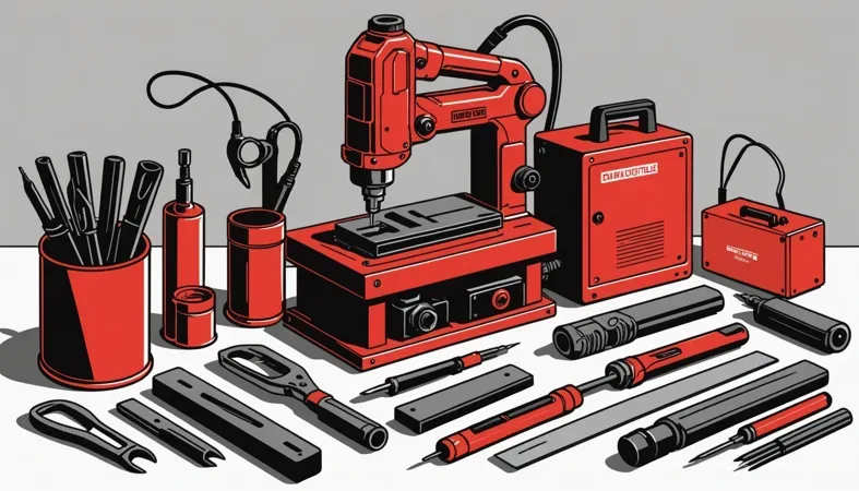 An array of essential welding tools including a Lincoln 225 welder, ready for wiring.