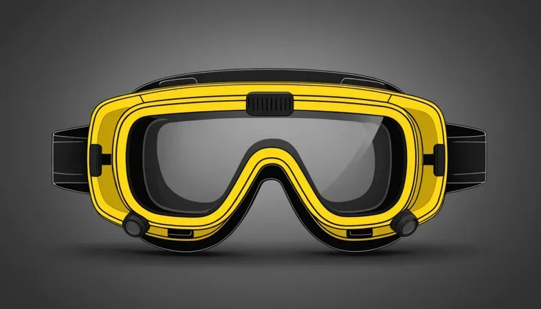 Illustration of a welding helmet showing adjustment features for optimal fit and safety.