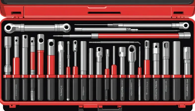 Welding Rod Storage A toolkit filled with various welding rods and accessories, highlighting proper storage methods for welding materials.