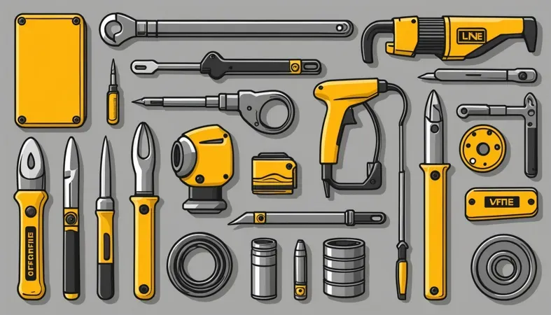 A collection of essential welding tools including a welder, pliers, and other equipment for welding projects.