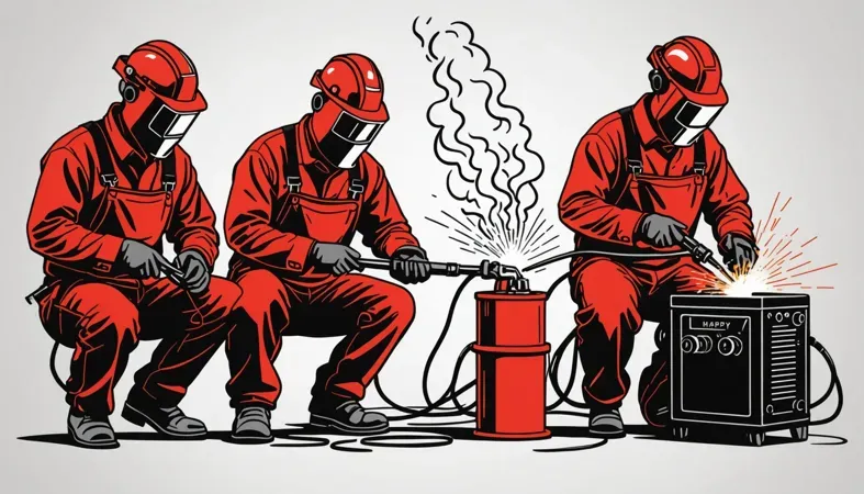 Welding Training Process Illustration of students performing welding activities at Western Welding Academy, showcasing welding skills and techniques.