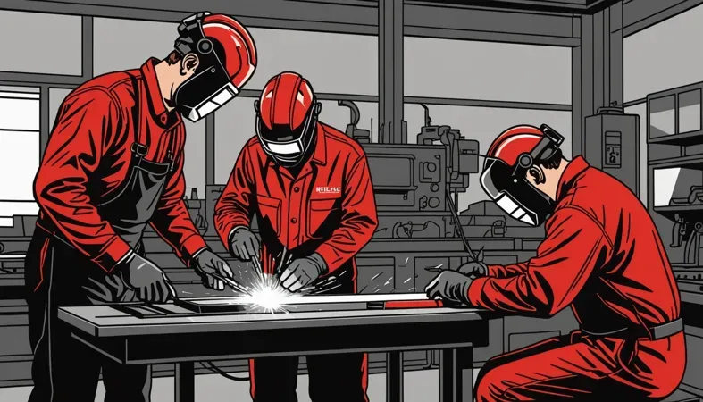 Welding Training at Western Welding Academy Students practicing welding techniques at Western Welding Academy, showcasing hands-on training experiences.