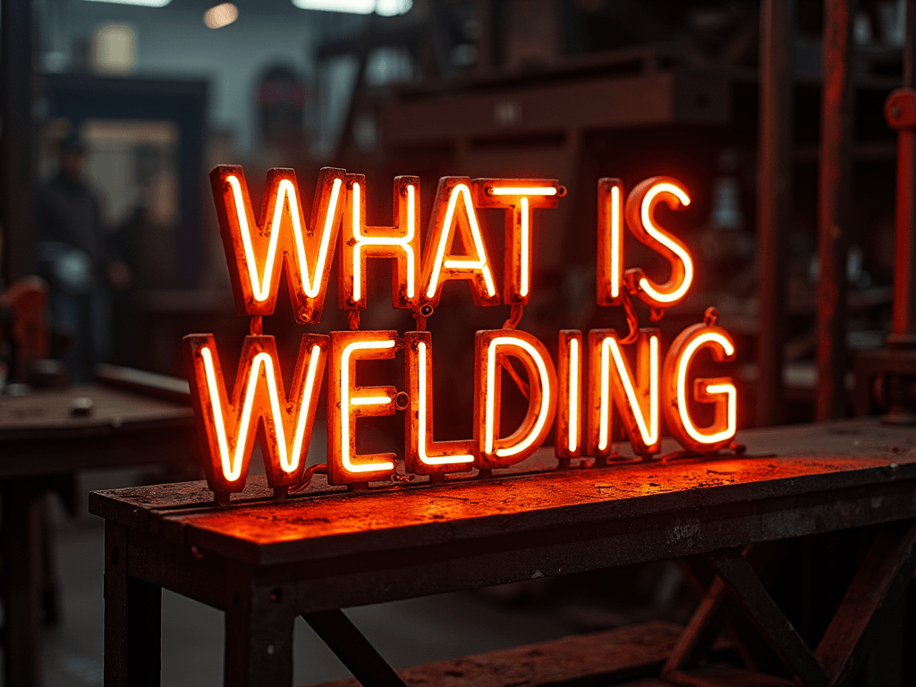 what is welding text neon