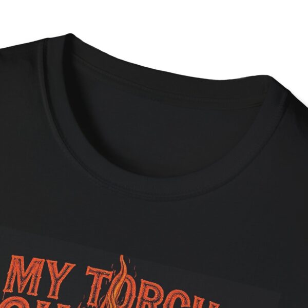 MY TORCH GUARDS LIBERTY'S FLAME Welding T-Shirt, Funny Welding T-shirt, Cool Welder Shirt, Liberty Themed T-shirt, Welder Gift Idea, Welding Apparel, Welding Graphic Tee, Mechanic Work Shirt - Image 3