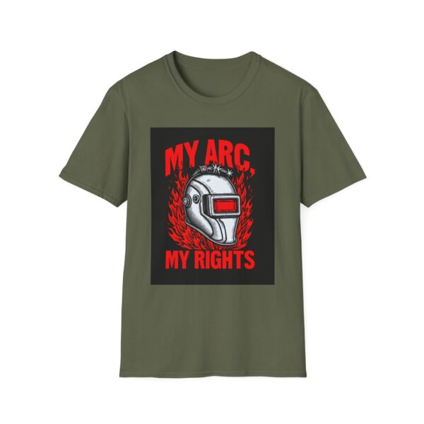 MY ARC, MY RIGHTS Welding T-Shirt, Funny Welding T-shirt, Welding Graphic Tee, Welders Gift Shirt, Cool Welding Shirt, Welding Humor T-shirt, Unique Welder Tee, Men's Welding Apparel - Image 5