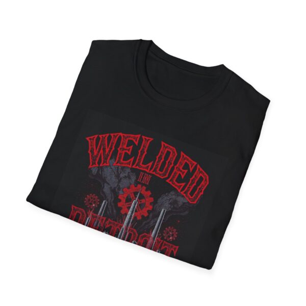 WELDED IN DETROIT. DRIVEN BY GRIT. Welding T-Shirt, Welding Graphic Tee, Welders T-shirt, Welding Job Shirt, Funny Welding Shirt, Welding Gift Shirt, Welding Apparel, Cool Welder T-shirt - Image 4