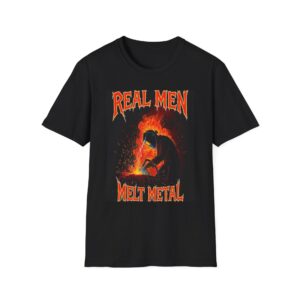 REAL MEN MELT METAL Welding T-Shirt, Funny Welding T-shirt, Cool Welder Shirt, Welding Humor Tee, Gift For Welders, Mechanic T-shirt, Welding Lover Tee, Industrial Work Shirt