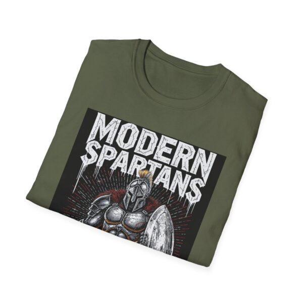 MODERN SPARTANS: OUR SHIELD IS STEEL Welding T-Shirt, Welding T-shirt, Cool Welding Shirt, Funny Welder Tee, Gift for Welders, Spartan Design T-shirt, Men's Welding Apparel, Tough Guy Work Shirt - Image 8