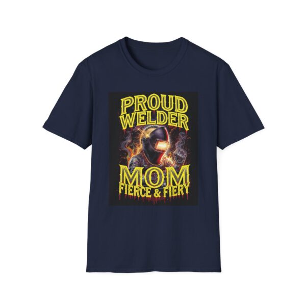 PROUD WELDER MOM—FIERCE & FIERY Welding T-Shirt, Proud Welder Mom Shirt, Welding T-Shirt for Moms, Fierce Welder Apparel, Funny Welding Mom Tee, Gift for Welding Mom, Cool Welder T-Shirt, Welding Mama Merchandise - Image 9