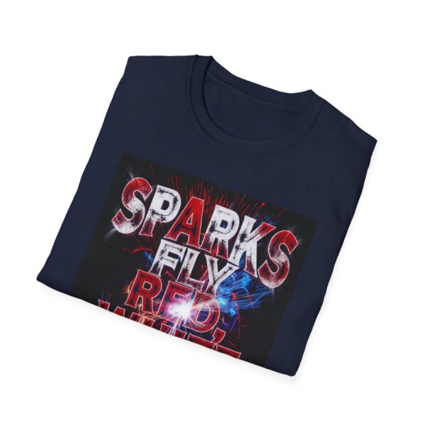 SPARKS FLY RED, WHITE & BLUE Welding T-Shirt, Funny Welding T-shirt, Cool Welding Tee, Patriotic Welder Shirt, Welding Gift Shirt, Red White Blue Tee, Welder Dad T-shirt, USA Flag Welding Shirt - Image 12