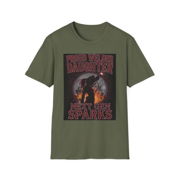 PROUD WELDER DAUGHTER—NEXT GEN SPARKS Welding T-Shirt, Funny Welder T-shirt, Cool Welder Shirt, Welding Daughter Tee, Gift For Welder Daughter, Welding Themed T-shirt, Proud Daughter Shirt, Next Gen Welder Apparel - Image 5