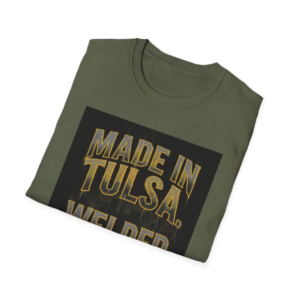 MADE IN TULSA. WELDED TO LAST Welding T-Shirt, Welding T-shirt, Welder Graphic Tee, Funny Welding Shirt, Welders Gift T-shirt, Heavy Duty Work Shirt, Machinist T-shirt, Custom Welding Apparel - Image 8