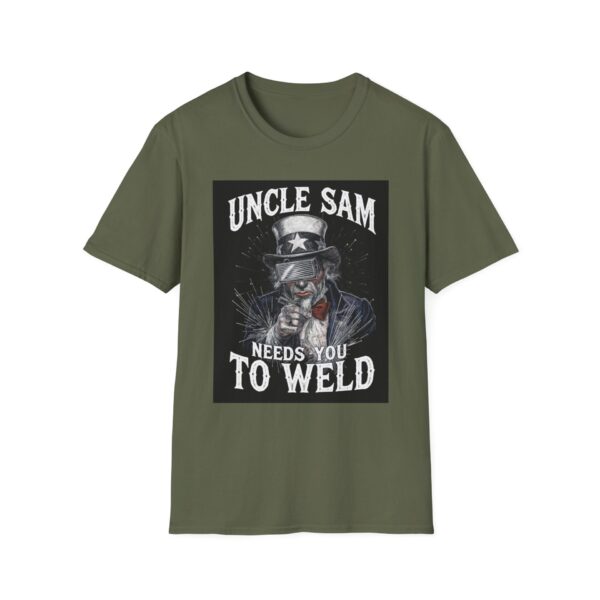 Uncle Sam Needs You To Weld Welding T-Shirt, Funny Welding T-shirt, Uncle Sam T-shirt, Welder Gift Shirt, Cool Welding Tee, Vintage Welding T-shirt, Mechanic T-shirt, Welding Apparel - Image 5