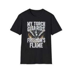 MY TORCH GUARDS FREEDOM’S FLAME Welding T-Shirt, Welding T-Shirt, Welding Graphic Tee, Welder Appreciation Shirt, Welding Hobbyist Gift, Cool Welding Apparel, Funny Welding Shirt, Welder Lifestyle Tee