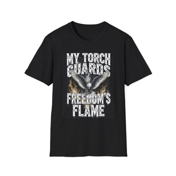 MY TORCH GUARDS FREEDOM’S FLAME Welding T-Shirt, Welding T-Shirt, Welding Graphic Tee, Welder Appreciation Shirt, Welding Hobbyist Gift, Cool Welding Apparel, Funny Welding Shirt, Welder Lifestyle Tee