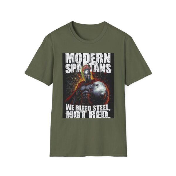 MODERN SPARTANS—WE BLEED STEEL, NOT RED. Welding T-Shirt, Funny Welding T-shirt, Cool Welder Shirt, Welding Humor Tee, Gift For Welder, Mechanic Work Shirt, Welding Enthusiast Tee, Steelworker Apparel - Image 5