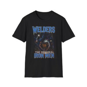 WELDERS: THE ORIGINAL IRON MEN Welding T-Shirt, Funny Welder T-shirt, Welders Long Sleeve Tee, Welding Graphic Shirt, Cool Welder Apparel, Gifts for Welders, Mens Welding T-shirt, Industrial Work Shirt