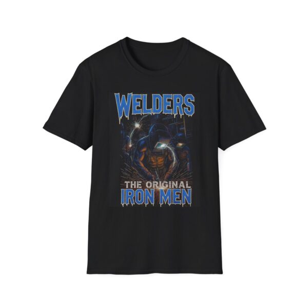 WELDERS: THE ORIGINAL IRON MEN Welding T-Shirt, Funny Welder T-shirt, Welders Long Sleeve Tee, Welding Graphic Shirt, Cool Welder Apparel, Gifts for Welders, Mens Welding T-shirt, Industrial Work Shirt