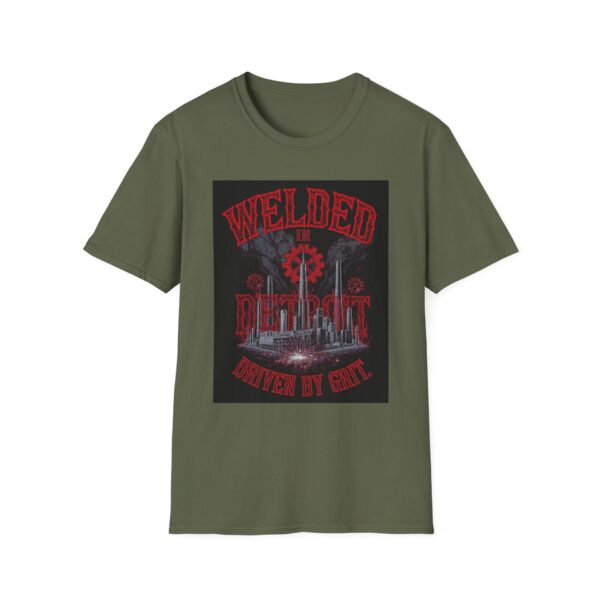 WELDED IN DETROIT. DRIVEN BY GRIT. Welding T-Shirt, Welding Graphic Tee, Welders T-shirt, Welding Job Shirt, Funny Welding Shirt, Welding Gift Shirt, Welding Apparel, Cool Welder T-shirt - Image 5