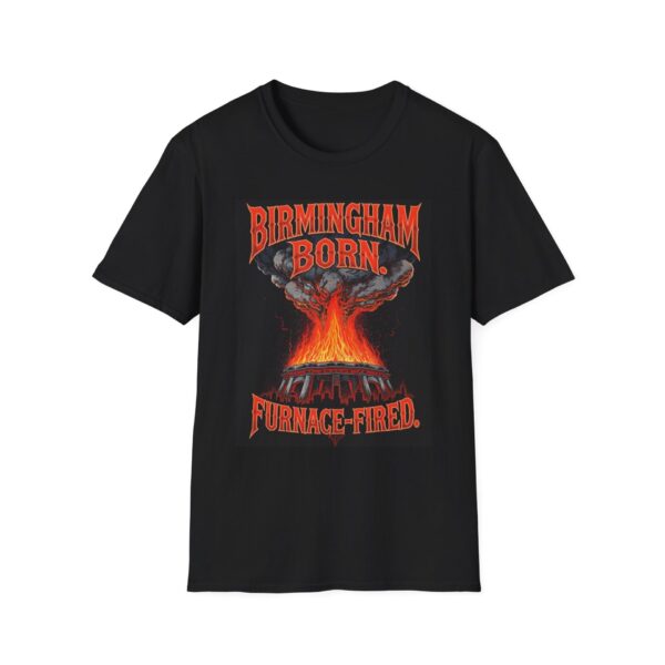 BIRMINGHAM BORN. FURNACE-FIRED. Welding T-Shirt, Funny Welder T-shirt, Cool Welding Shirt, Welding Gift Tee, Welding Dad T-shirt, Industrial Work Shirt, Men's Welding Apparel, Graphic Welding Tee