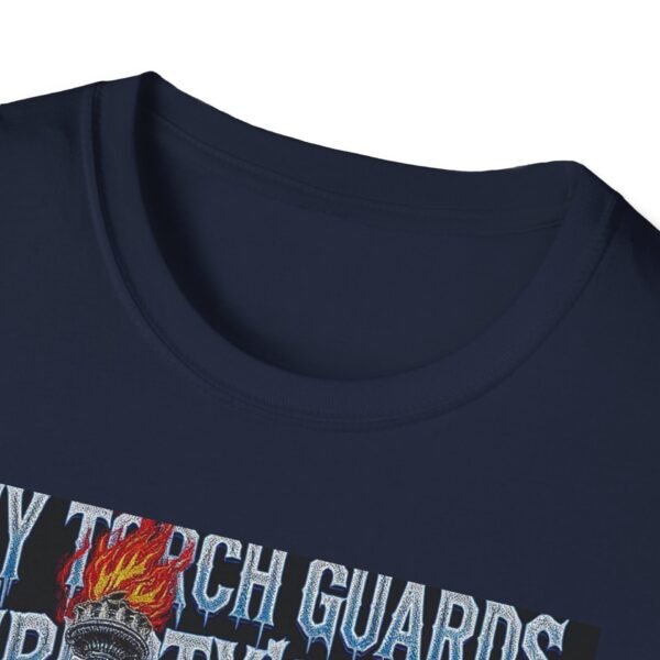 MY TORCH GUARDS LIBERTY’S FIRE Welding T-Shirt, Funny Welding T-shirt, Cool Welder Shirt, Welding Gift Tee, Welding Humor Shirt, Welder Graphic T-shirt, Heavy Duty Work Shirt, Welding Dad Tee - Image 11