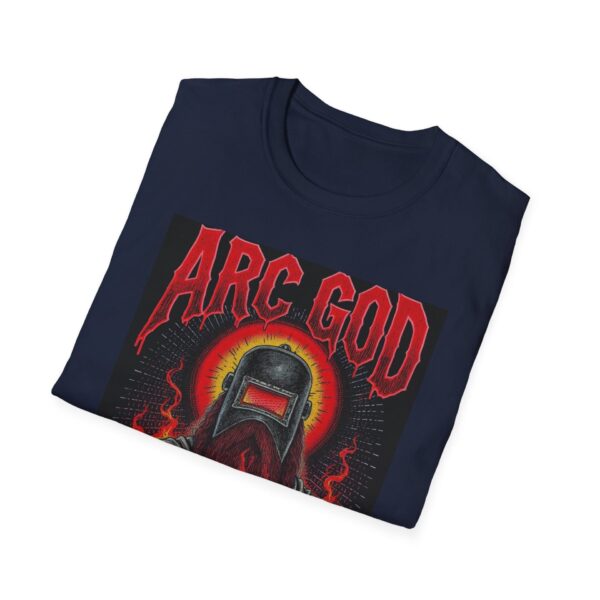 ARC GOD—MASTER OF THE MELT Welding T-Shirt, Funny Welding T-shirt, Cool Welders Shirt, Welder Gift Idea, Master of the Melt Tee, Welding Apparel, Unique Welding Shirt, Welders Graphic T-shirt - Image 12
