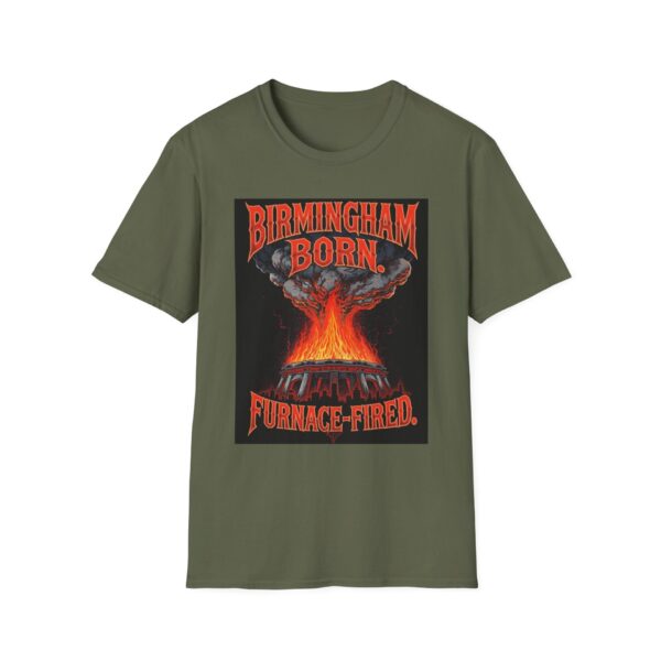 BIRMINGHAM BORN. FURNACE-FIRED. Welding T-Shirt, Funny Welder T-shirt, Cool Welding Shirt, Welding Gift Tee, Welding Dad T-shirt, Industrial Work Shirt, Men's Welding Apparel, Graphic Welding Tee - Image 5