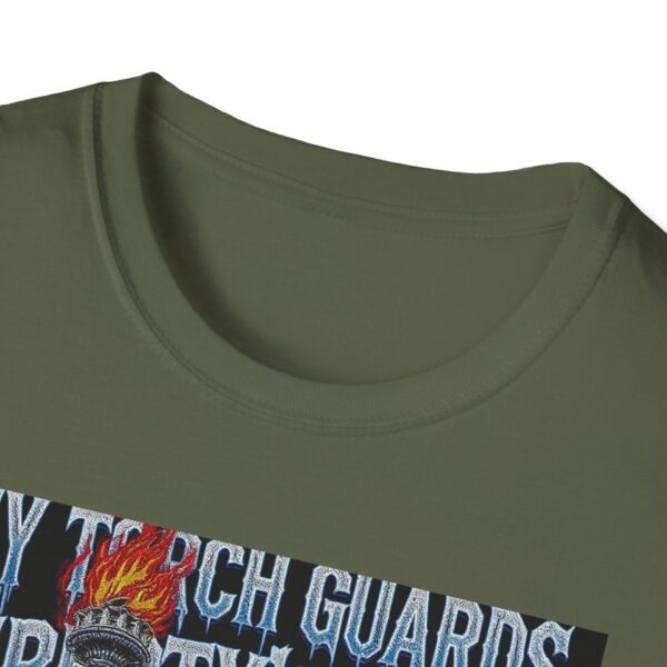 MY TORCH GUARDS LIBERTY’S FIRE Welding T-Shirt, Funny Welding T-shirt, Cool Welder Shirt, Welding Gift Tee, Welding Humor Shirt, Welder Graphic T-shirt, Heavy Duty Work Shirt, Welding Dad Tee - Image 7