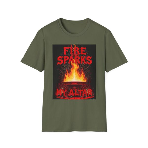 FIRE AND SPARKS: MY ALTAR Welding T-Shirt, Welding T-shirt, Funny Welding Shirt, Cool Welder T-shirt, Gift for Welders, Mechanic T-shirt, Welding Apparel, Welding Humor Tee - Image 5