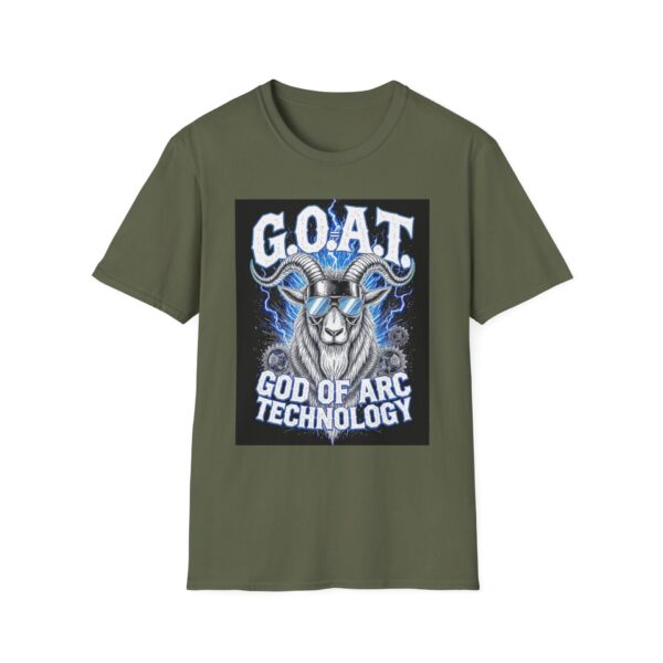 G.O.A.T. = GOD OF ARC TECHNOLOGY Welding T-Shirt, Welding T-shirt, Welder Graphic Tee, Welding Humor Shirt, G.O.A.T. Welding Tee, Welder Gift T-shirt, Cool Welding Apparel, Tech T-shirt - Image 5